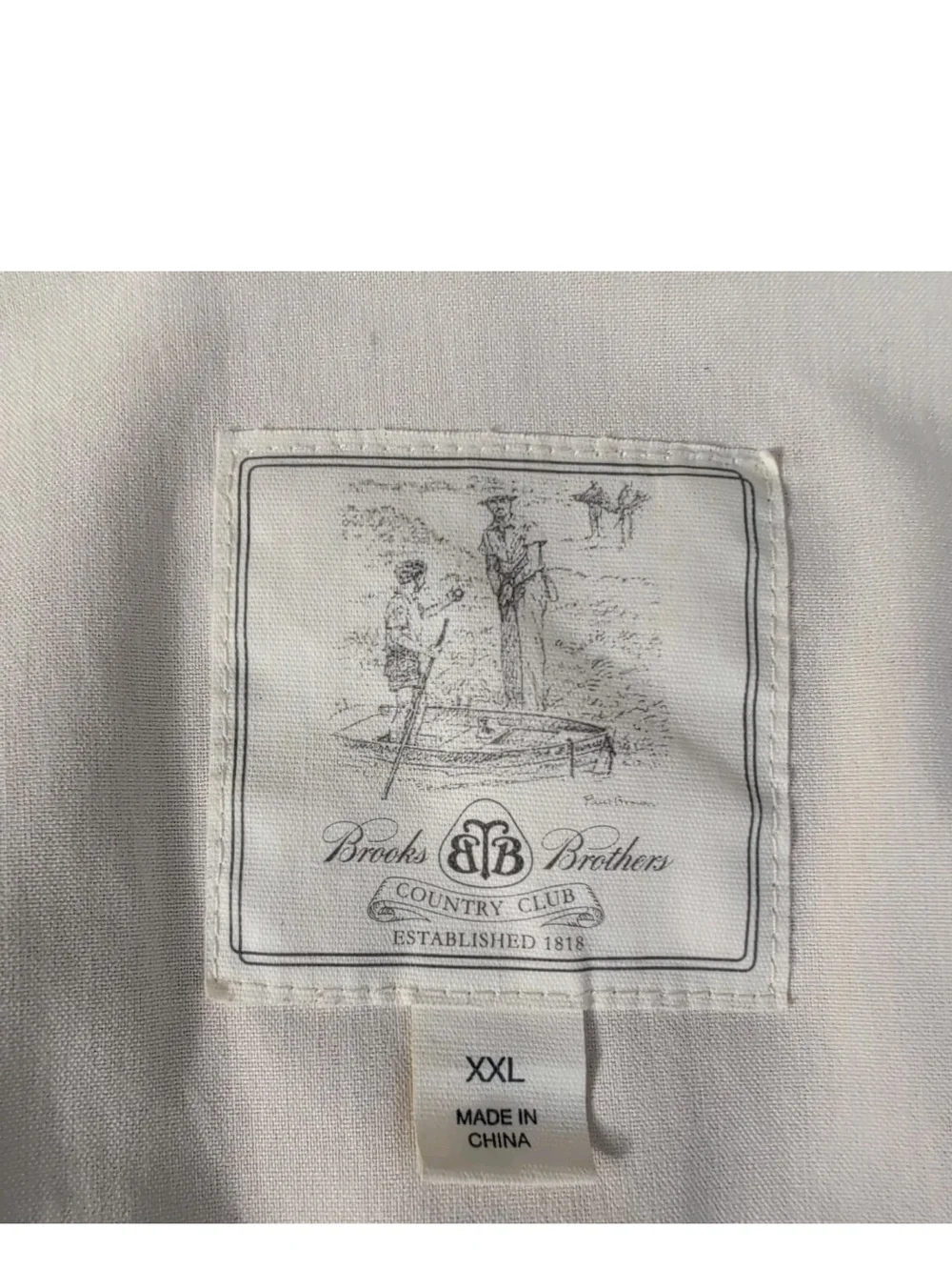 Vtg Brooks Brothers Jacket Mens XXL Silk Beige Country Club Golf Lined Bomber